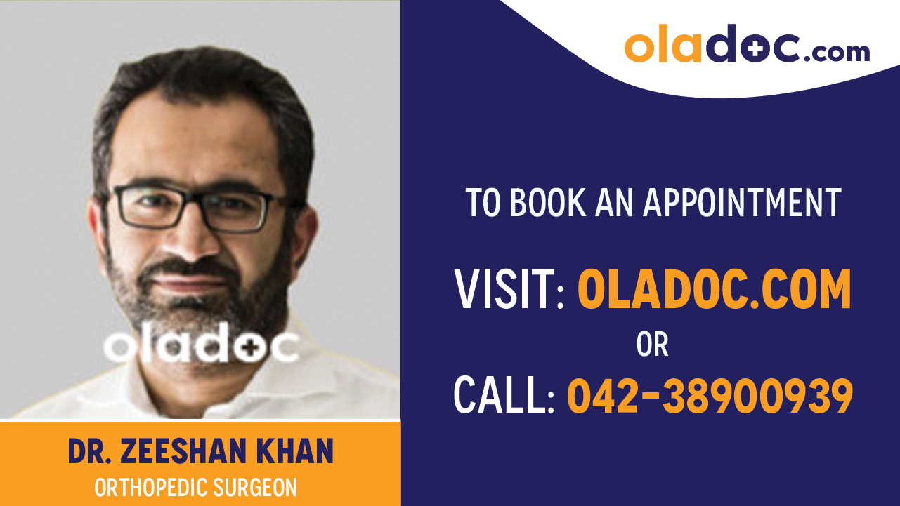 Book appointment with Dr. Zeeshan Khan-best Orthopedic Surgeon in Peshawar